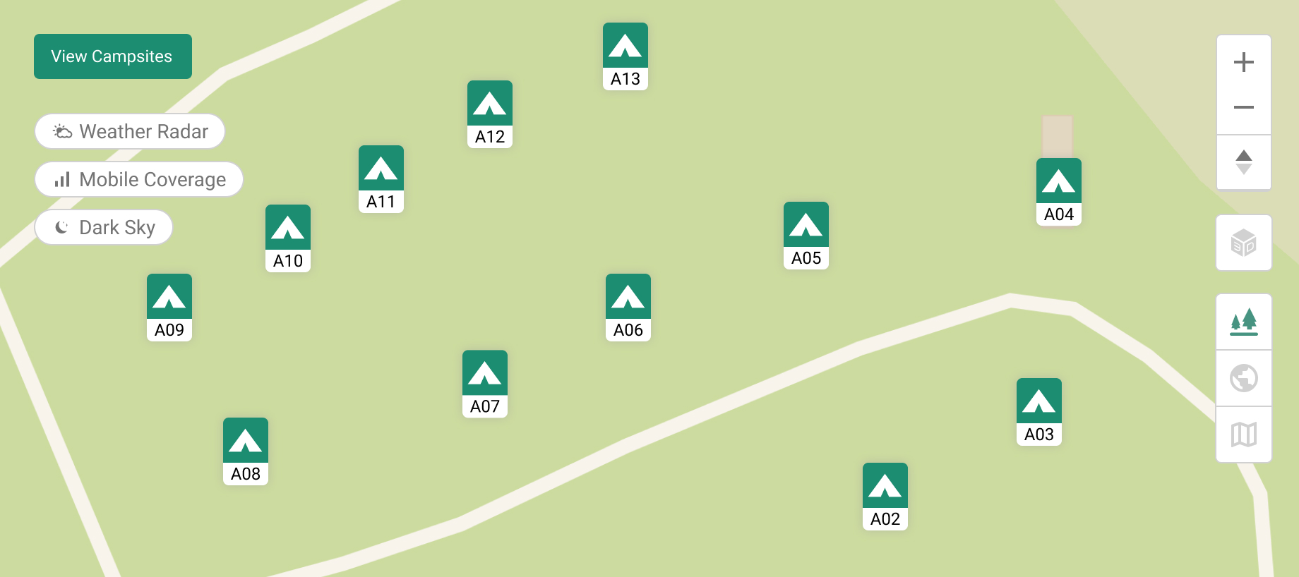 Zoomed Map